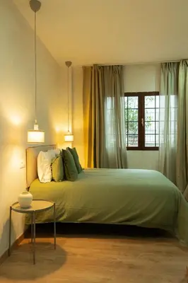 Cama o camas de una habitación en Tierra Blanca