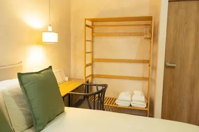 Cama o camas de una habitación en Tierra Blanca