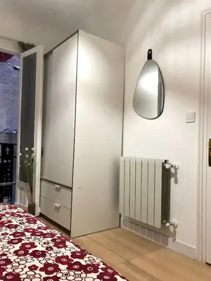 Cama o camas de una habitación en BEAUTIFUL APARTMENT 4bed PLAZA DE ESPAÑA