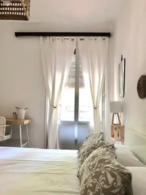 Cama o camas de una habitación en BEAUTIFUL APARTMENT 4bed PLAZA DE ESPAÑA