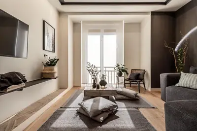 Zona de estar de Takao - 2 bedrooms in Salamanca
