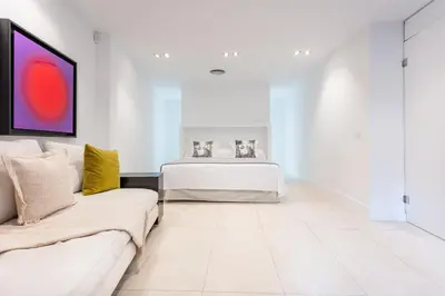Cama o camas de una habitación en Estilo y Confort en el Corazón de Salamanca