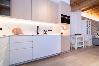 Una cocina o zona de cocina en Melilla Chill Spot junto Puerta de Toledo