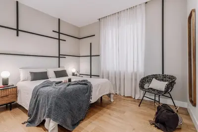 Cama o camas de una habitación en Tate - 3 bedrooms in Salamanca