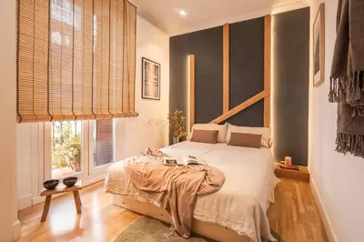 Cama o camas de una habitación en Nikko - 2 bedrooms in Salamanca