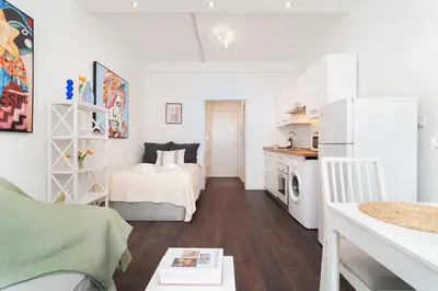Una cocina o zona de cocina en Loft Chill en el Corazón de Madrid