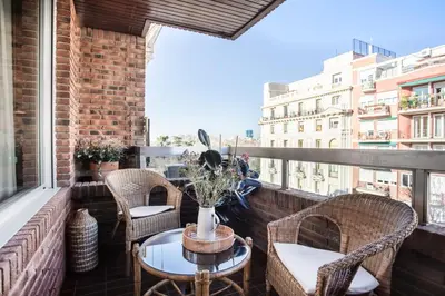 Un balcón o terraza de Alameda - 2 bedrooms and terrace in Ibiza