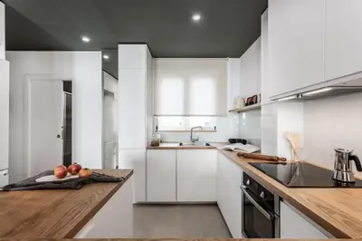 Una cocina o zona de cocina en Alameda - 2 bedrooms and terrace in Ibiza