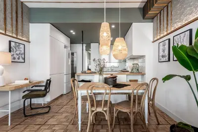 Zona de estar de Alameda - 2 bedrooms and terrace in Ibiza