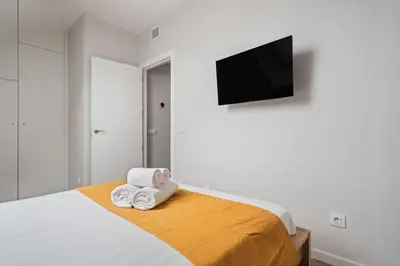 Cama o camas de una habitación en Apartment GR70-ATB