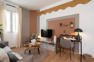 Una televisión o centro de entretenimiento en Nubo - 1 bedroom in Ibiza