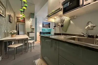 Una cocina o zona de cocina en Berkana Apar-studios