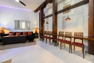 Zona de estar de PDA2BI Loft de lujo, de diseño, histórico, a estrenar! Temporal