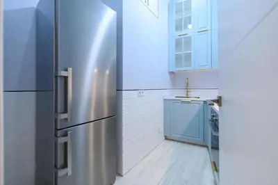 Una cocina o zona de cocina en PDA2BI Loft de lujo, de diseño, histórico, a estrenar! Temporal