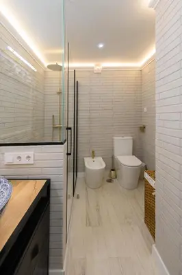 Un baño de PDA2BI Loft de lujo, de diseño, histórico, a estrenar! Temporal