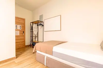 Cama o camas de una habitación en Casa Príncipe Pío