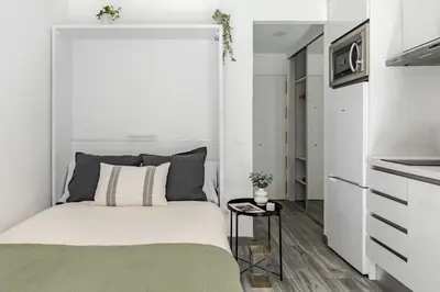 Cama o camas de una habitación en Ballesta Cool Spot