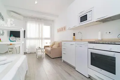 Una cocina o zona de cocina en Fantástico Loft en el Entorno Urbano