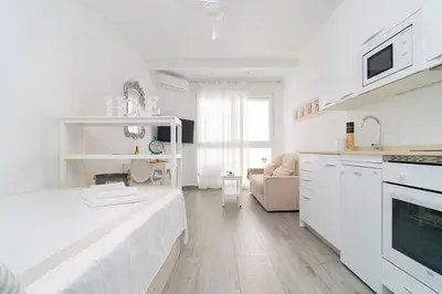 Una cocina o zona de cocina en Fantástico Loft en el Entorno Urbano