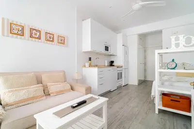 Una cocina o zona de cocina en Fantástico Loft en el Entorno Urbano