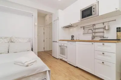 Una cocina o zona de cocina en Pequeño edén en Malasaña