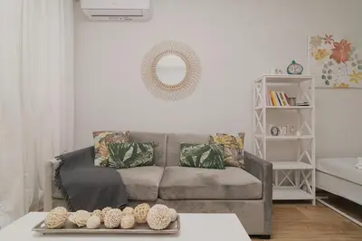Zona de estar de Pequeño edén en Malasaña