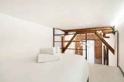 Cama o camas de una habitación en apartamento industrial con 3 alturas en pleno centro de ALQUILER TEMPORAL