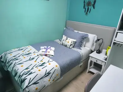 Cama o camas de una habitación en Apartamento, Espectacular