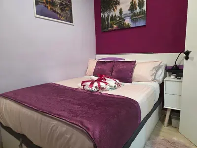 Cama o camas de una habitación en Apartamento, Espectacular