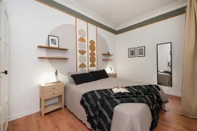 Cama o camas de una habitación en Jume - 3 bedrooms in Castellana