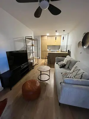 Una televisión o centro de entretenimiento en Apartamento Plaza Mayor-La Latina