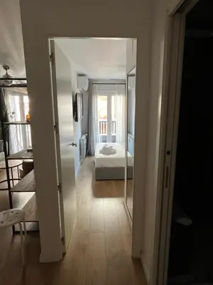 Cama o camas de una habitación en Apartamento Plaza Mayor-La Latina