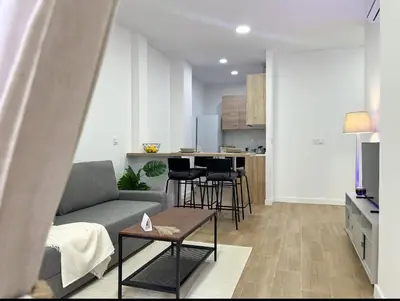 Una cocina o zona de cocina en Urban-Usera with Terrace in Madrid Chinatown