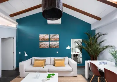 Zona de estar de Carretas Attics Apartments