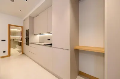 Una cocina o zona de cocina en Amplio piso exterior de un dormitorio en La Latina Temporal SCR7B2