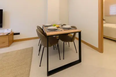 Cama o camas de una habitación en Amplio piso exterior de un dormitorio en La Latina Temporal SCR7B2
