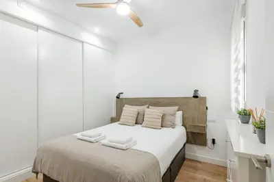 Cama o camas de una habitación en Ponzano Apartment - Alojamiento de Temporada
