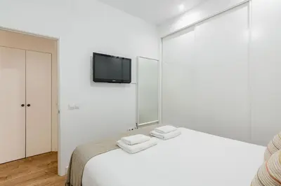 Cama o camas de una habitación en Ponzano Apartment - Alojamiento de Temporada