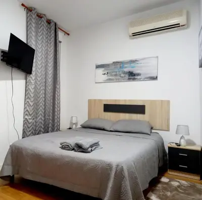 Cama o camas de una habitación en Mundo Pepe Vallecas