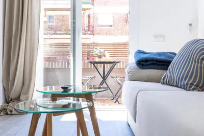 Zona de estar de Luxury studio heart of Madrid