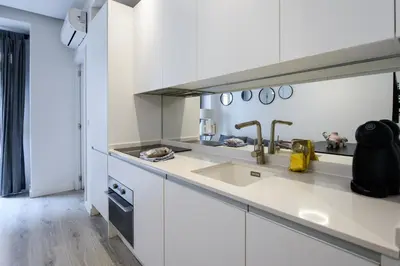 Una cocina o zona de cocina en Mi apartamento en Lavapiés