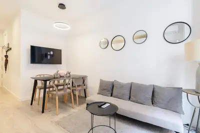 Una televisión o centro de entretenimiento en Mi apartamento en Lavapiés