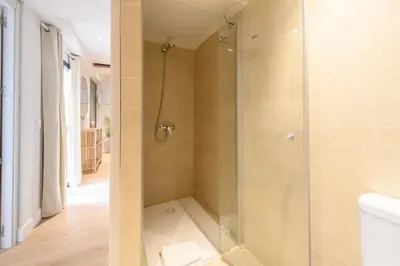 Un baño de Acogedora vivienda en La Latina, una de las zonas más emblemáticas del centro de Madrid ENC132