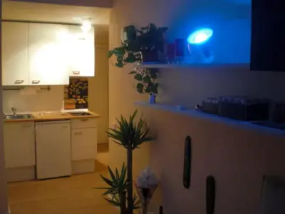 Una cocina o zona de cocina en Todo Madrid y Real Madrid a tus pies