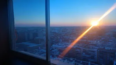 Amanecer o atardecer desde el apartamento o alrededores