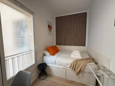 Cama o camas de una habitación en Retiro Residence Ámbar