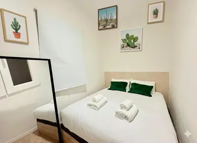 Cama o camas de una habitación en Retiro Residence Cactus