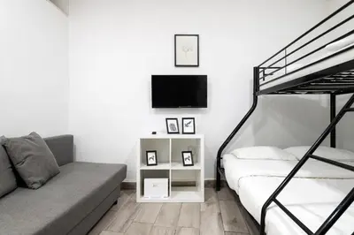 Cama o camas de una habitación en VR20I Estudio Alonso Cano Chamberi