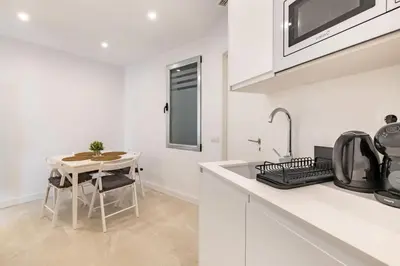 Una cocina o zona de cocina en Maravilloso estudio en pleno centro