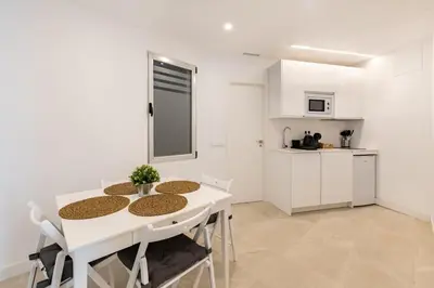 Una cocina o zona de cocina en Maravilloso estudio en pleno centro